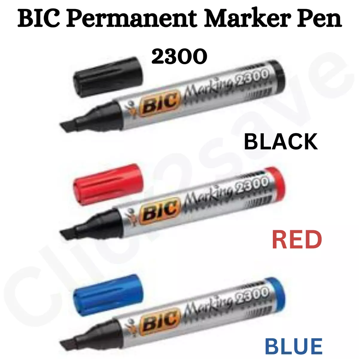 Chisel-tipped Permanent Paint Markers