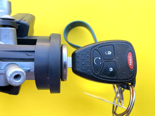 2011-2018 JEEP WRANGLER IGNITION SWITCH LOCK W/ KEY & IMMOBILIZER OEM 05057296AM - Picture 6 of 8