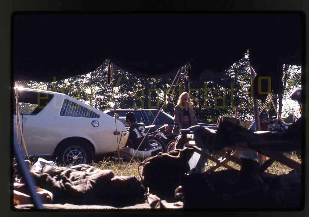 1974 Watkins Glen Grand Prix Race Track NY - Guys & Gals / Fans - Vintage Slide