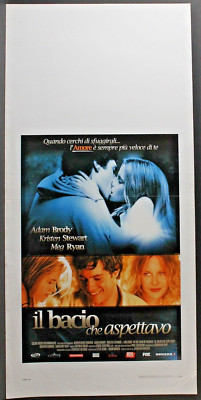 IL BACIO CHE ASPETTAVO - Kasdan - Brody, Ryan - LOCANDINA ORIGINALE 2007