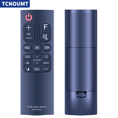 AKB75595342 Remote Control For LG Sound Bar SLM4R, SL4Y, SL5Y Sub AKB75595331 