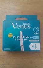 Gillette Venus Facial Hair Refill 4 Cartridges Microblade