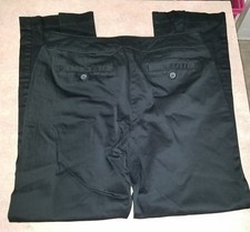 NEW YORK COMPANY BLACK PANTS SLACKS SPANDEX  COTTON SZ 12