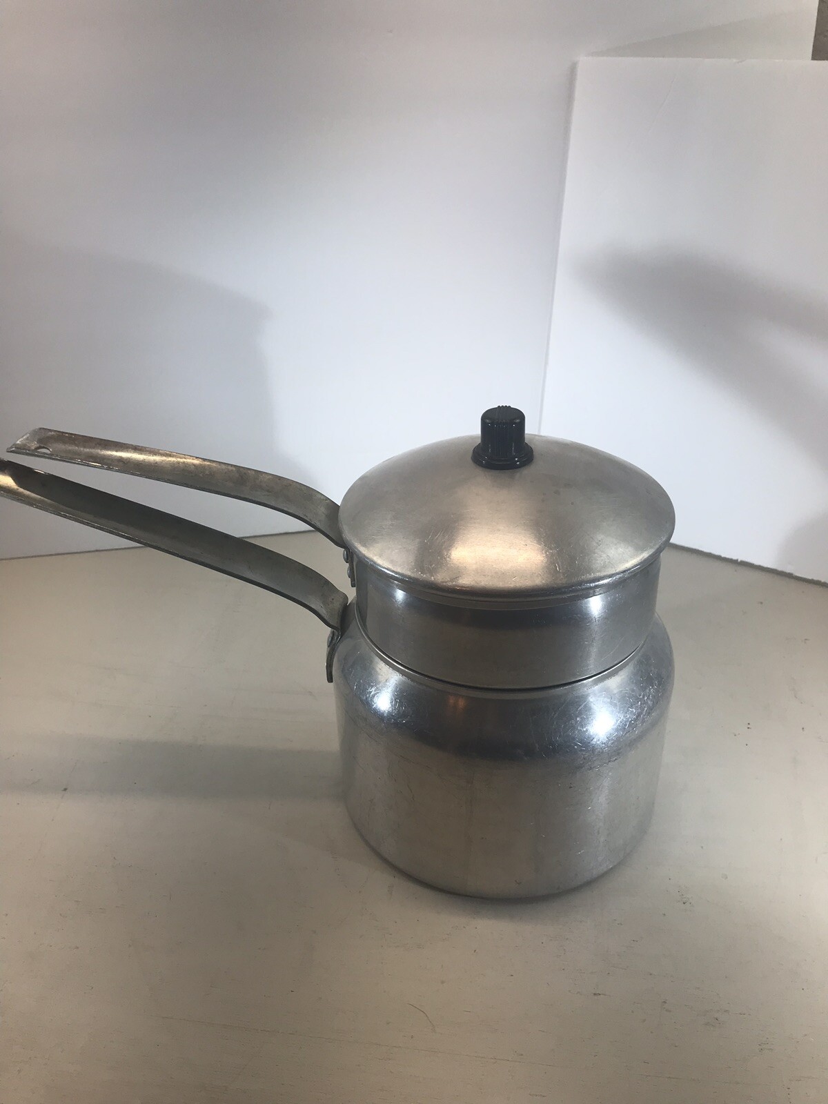 Vintage Mirro Aluminum Double Boiler 472M 2 Quart Falak Tayyeb