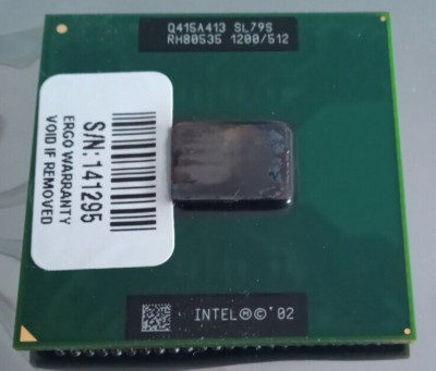 Intel Celeron M310 - 1,20ghz - 512kb Cache - 400mhz FSB - Vintage CPU - SL79S