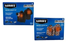 HART Heated Jacket Kit 1.5Ah Li-Ion Battery, 3 Heat Settings, HAHJ02MB