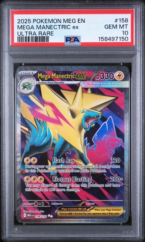 Mega Manectric ex graded PSA 10 for sale on eBay