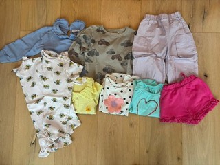 Kleiderpaket für Mädchen Gr. 92 104 2 3 Jahre. 9 Teile.