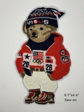Polo Ralph Lauren Olympic Flag Bear Patch 