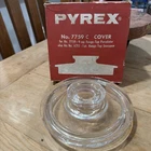 Vintage Pyrex No. 7759c Cover For No. 9 Cup Range Top Percolator And No. 6212