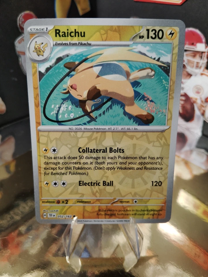 Raichu 052/162 SV05: Temporal Forces Reverse Holo - Image 4 of 4