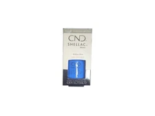 CND Shellac UV Gel Polish 0.25 oz NIB Motley Blue