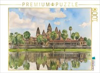 Puzzle Calvendo Angkor Wat - Kambodscha | 1000 PièCes, Format Assemblé 64 × 48 C
