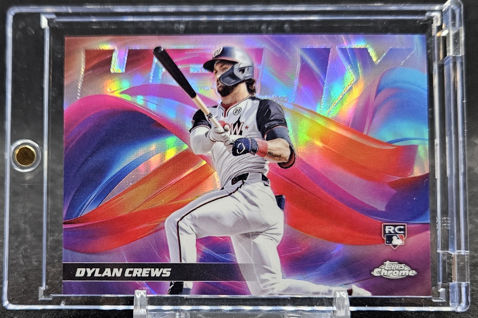 2025 Topps Chrome DYLAN CREWS Helix Rookie Insert SSP #HX-7 RC NATIONALS