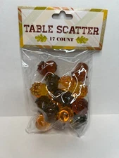 FALL TABLE SCATTER VASE FILLER ACORNS 17 Pieces