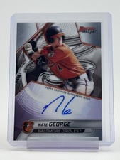 NATE GEORGE 2025 BOWMAN'S BEST AUTO #B25-NG ORIOLES Q2277
