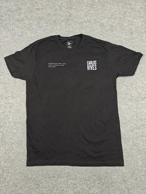 The Thread Shop Shirt Mens Large Black Carlos Vives 2021/2022 Tour Graphic Tee