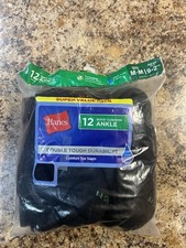 12-pack of Hanes Boys' Cushion Ankle Socks