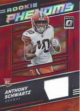 Anthony Schwartz 2021 Donruss Optic Rookie Phenoms Jerseys Rookie Card