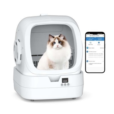 Mintakawa Automatic Cat Litter Box Self Cleaning - APP Control and Weight