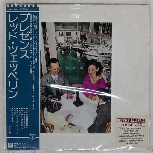 LED ZEPPELIN PRESENCE ATLANTIC P10160N Japan OBI VINYL LP