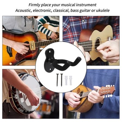 Wandhalterung Für Gitarre Universell Aus Metall Für Ukulele Violine St Cn1Y