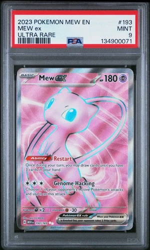 2023 Pokemon Mew EN-151 Mew EX Ultra Rare PSA 9 #193