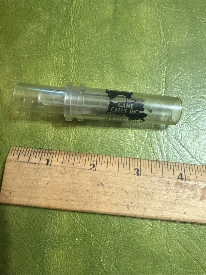 HTF Vintage Haydel’s Cut Down Mallard Duck Call 87 Sounds Great Louisiana - Image 2 of 4