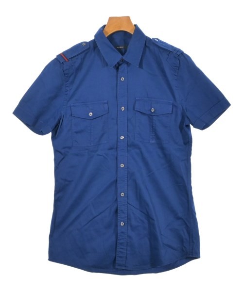 Gucci Mens Blue Casual Shirt Size 40L Preowned Vintage