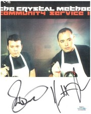 Crystal Method Signed Autographed 8x10 Photo ACOA