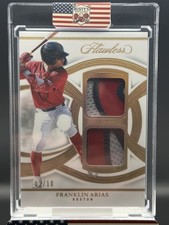 2025 Panini Flawless - Dual Prospect Patches Franklin Arias #DPP-FA Gold /10...