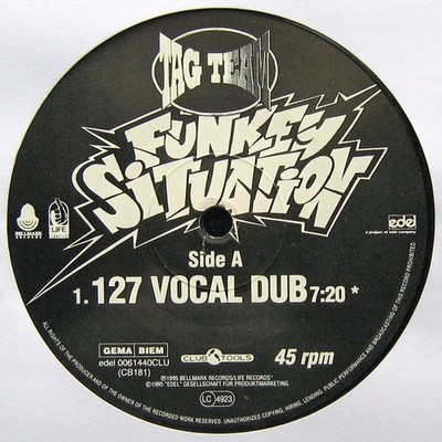 Tag Team - Funkey Situation - Used Vinyl Record 12 - G6244z