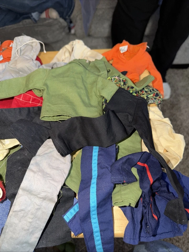 GI Joe Vintage Lote De Piezas Ropa Pantalones Chaquetas Abrigo Hasbro Foto 2 de 4