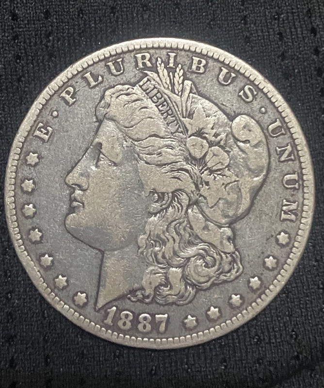 1887 Morgan Silver Dollar $1 Business Strike Philadelphia 0.9 Silver KM#110