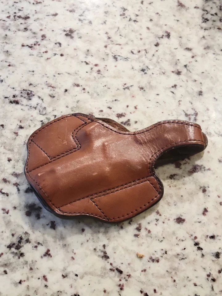 Don Hume Leather Holster H721 No. 5 - 4" RH Brown - See Pictures for Details  - Image 3 of 4