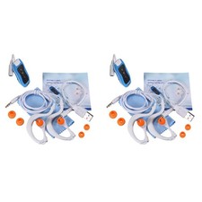 2X 8GB MP3 Musica Lettore Subacqueo Nuoto Diving Spa FM Radio + Cuffie   M6K4
