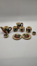 Vintage Miniature Watermelon Resin Tea Set
