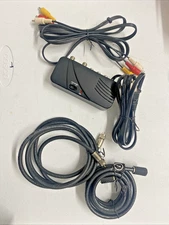 RF Modulator (M61138) Audio/Video Switch Box w/AC Power 3 & 4 Channel w/Cables