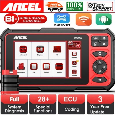 ANCEL DS300 BT Pro KFZ OBD2 Diagnosegerät Auto Scanner ALLE SYSTEM Bluetooth
