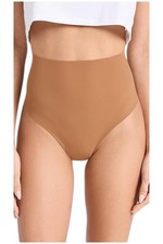 Commando Women's Classic High-Rise Thong Caramel