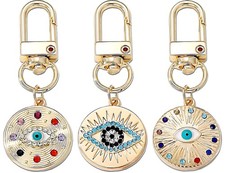 MyfavoriteK Gold Evil Eye Keychain for Women Protection Good Luck Charms Key ...