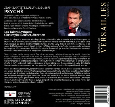 CHRISTOPHE ROUSSET / LES TALENS LYRIQUES LULLY: PSYCHÉ NEW CD ...