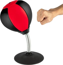 Stress Buster Desktop Punching Bag - Suctions to Your Desk,  Heavy Duty Stress R