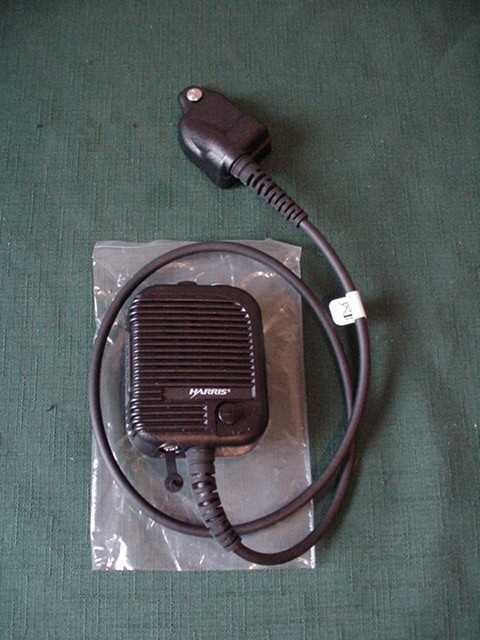 harris speaker mic