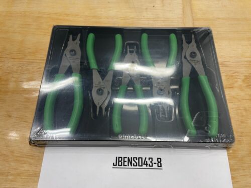 Snap-on Tools USA NEW GREEN 5pc Quick Release Snap Ring Pliers Set SRPCR105G - Picture 1 of 8