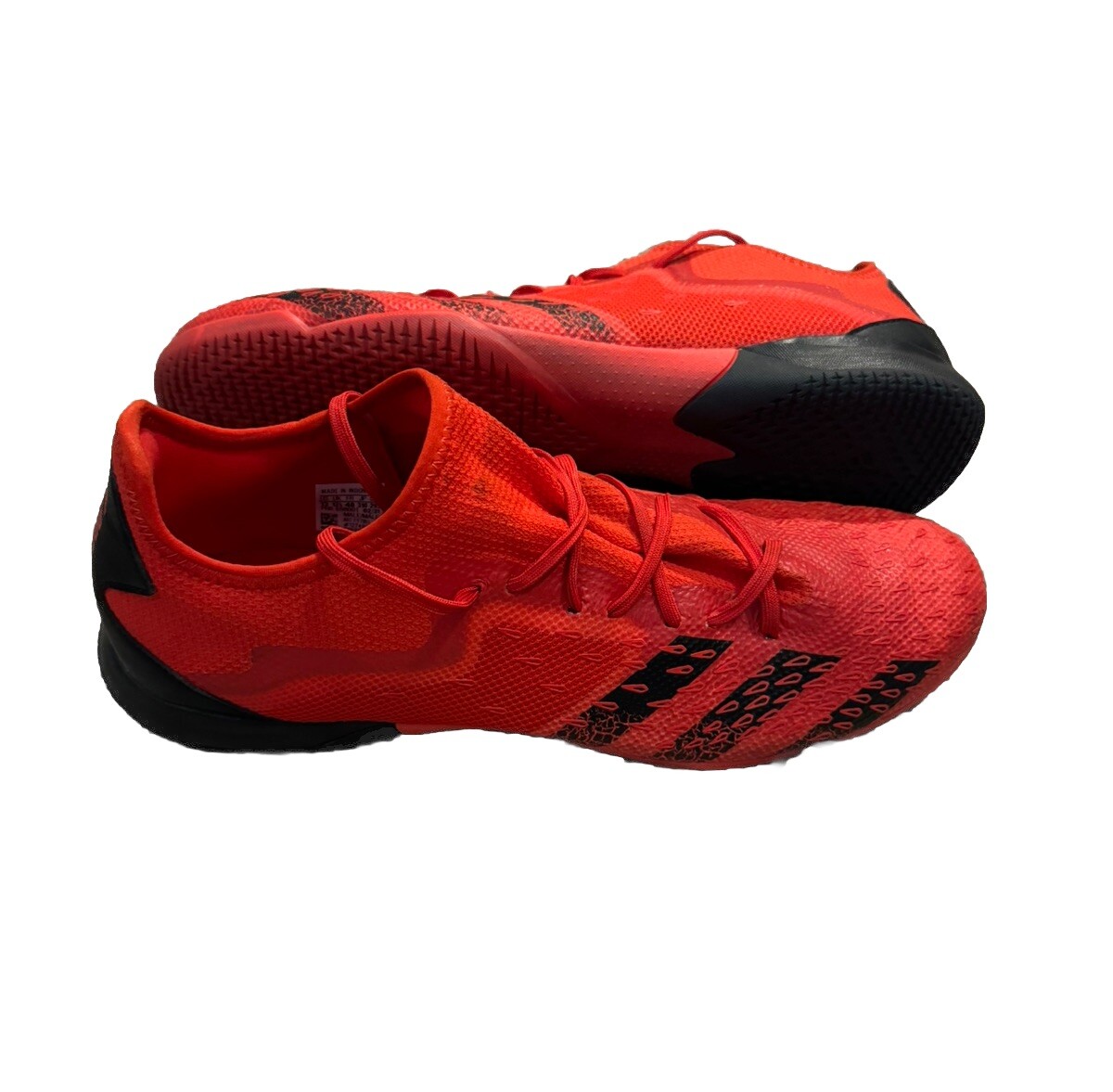 シューズ adidas  FY7861 PREDATOR FREAK.3 L IN 417 Adidas Predator Freak.3 Red Black Indoor Soccer Shoes Mens