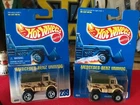 1991 Hot Wheels #239 Mercedes-Benz UNIMOG Blue Card VTG Metal Diecast B419