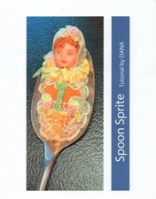 1:12 Miniature Art Doll Dressing ~ Dana Burton~ SPOON SPRITE ~ TUTORIAL/PATTERN