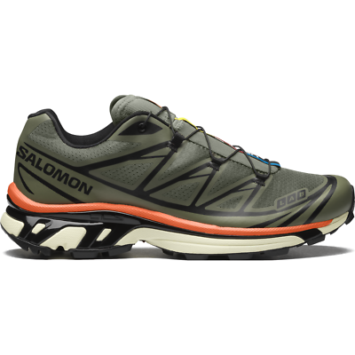 SALOMON XT-6 L47582500 Deep Lichen Green / Black / Red Orange