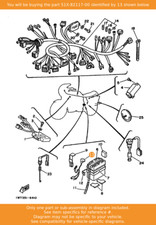 YAMAHA Wire, Lead, 51X-82117-00 OEM RD350LC TZR250 RD500LC